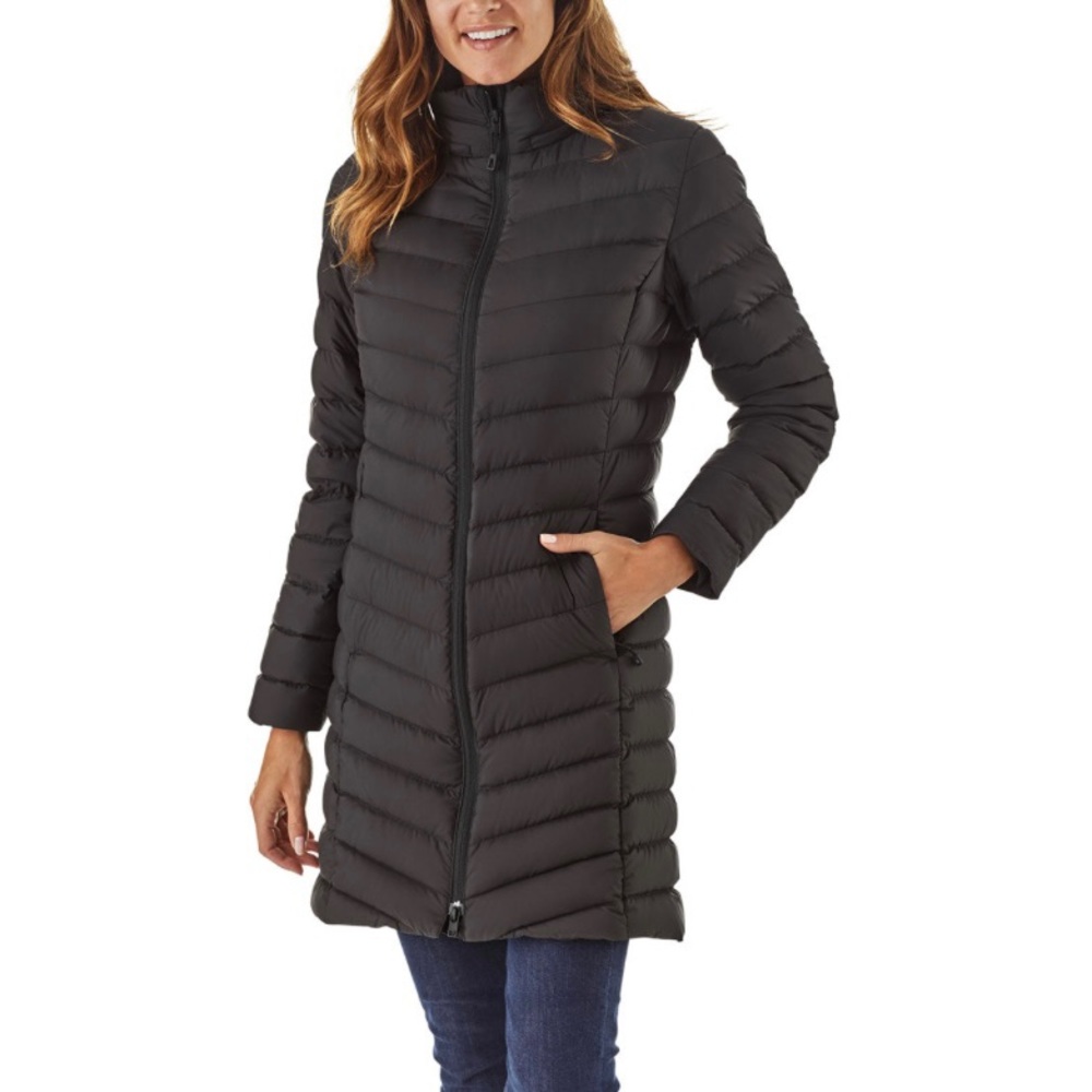 Patagonia Women’s Down Parka, Black Sz M